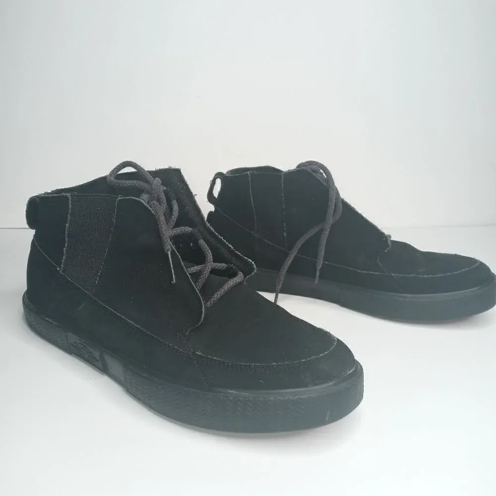 Air Jordan Grown Girls Black Leather 428891 007 size 6Y/38.5